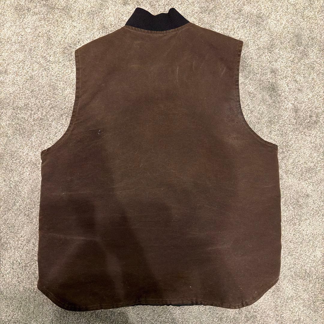 Carhartt ダックベスト ブラウン Lサイズ