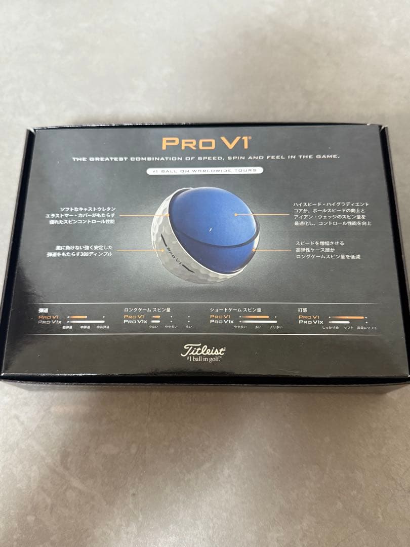 2025 TITLEISTタイトリストPROV1 プロV1 ダブルナンバー 4箱