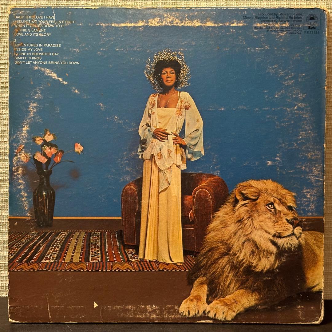 洋楽 Minnie Riperton - Adventures in Paradise