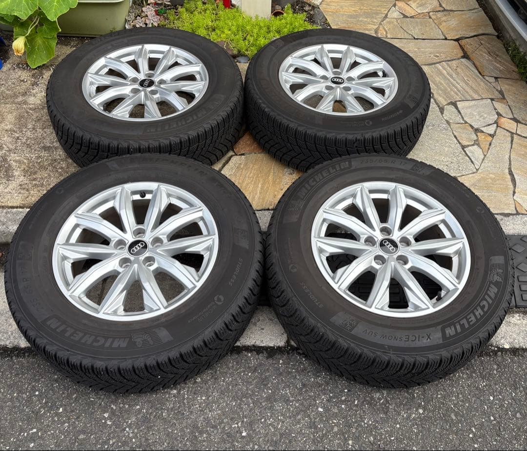 美品　Audi 純正 Q5 235/65 R17 スタッドレス ホイールセット