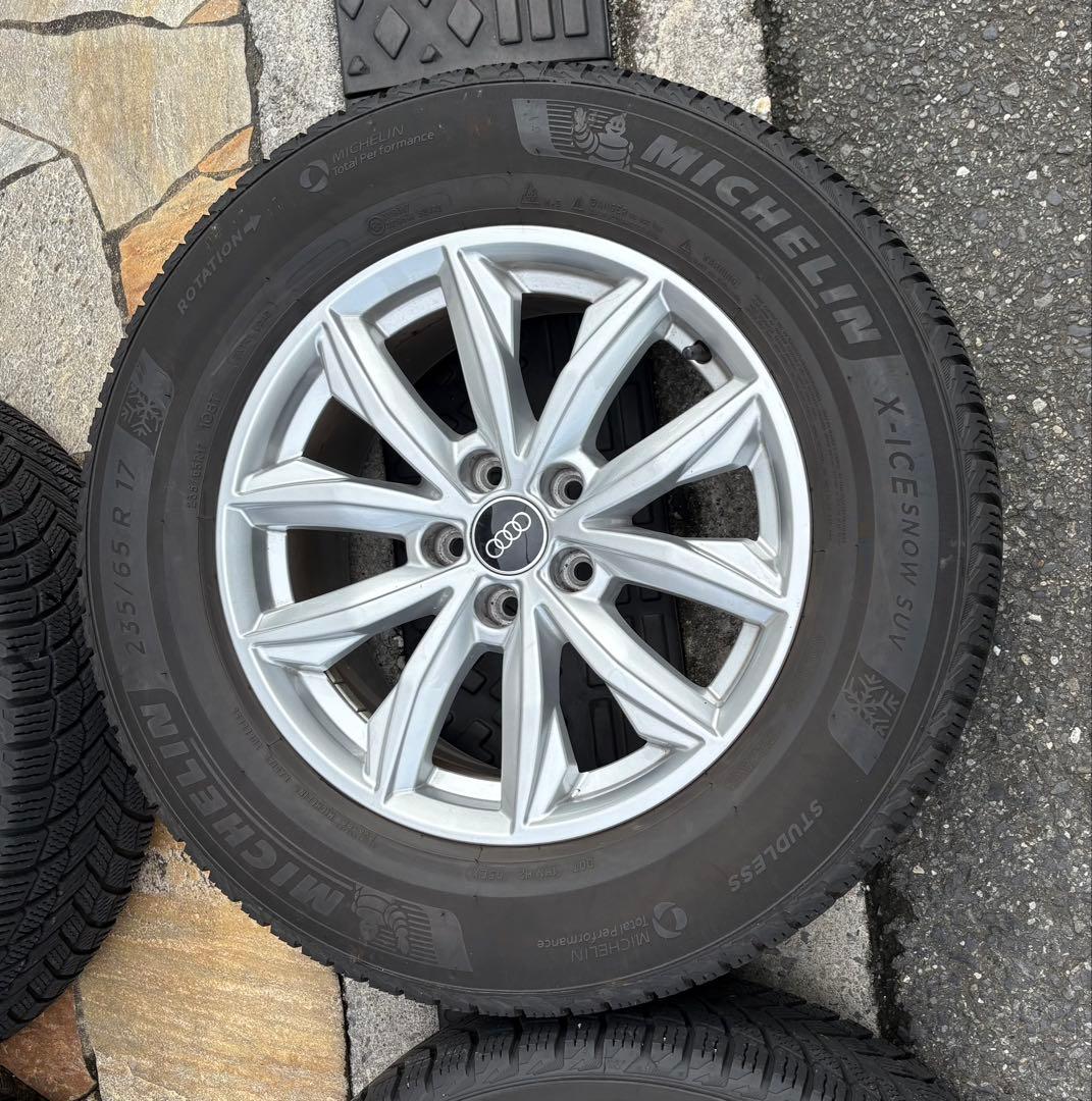 美品　Audi 純正 Q5 235/65 R17 スタッドレス ホイールセット