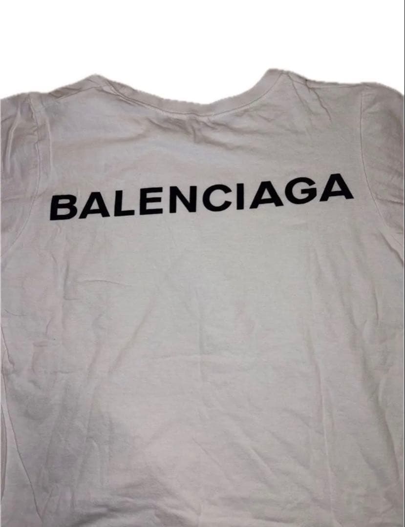 ひ*ち様 BALENCIAGA ホワイト Tシャツ M