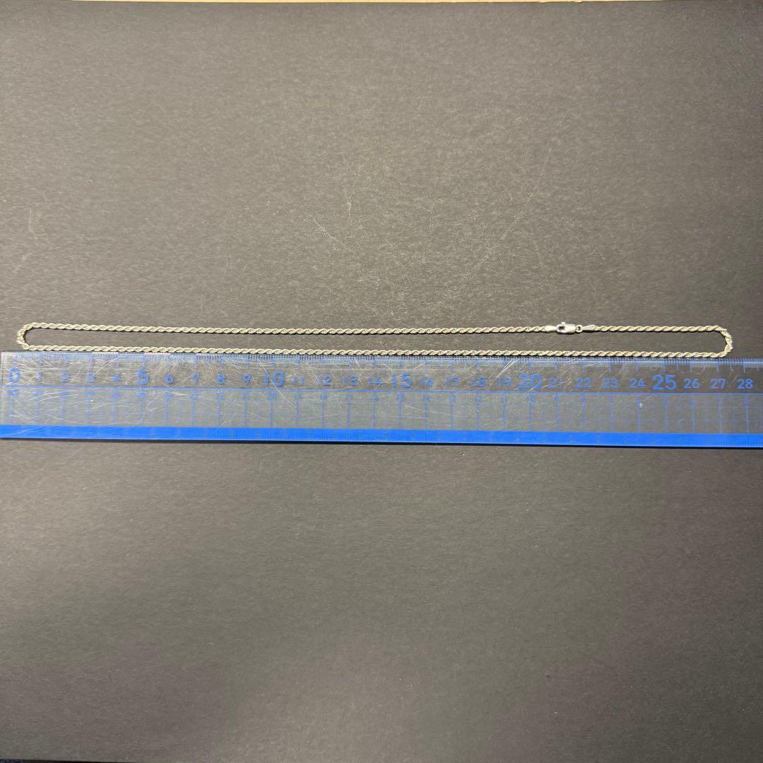 【イタリア製 56㎝ 7g】ロープチェーンネックレス