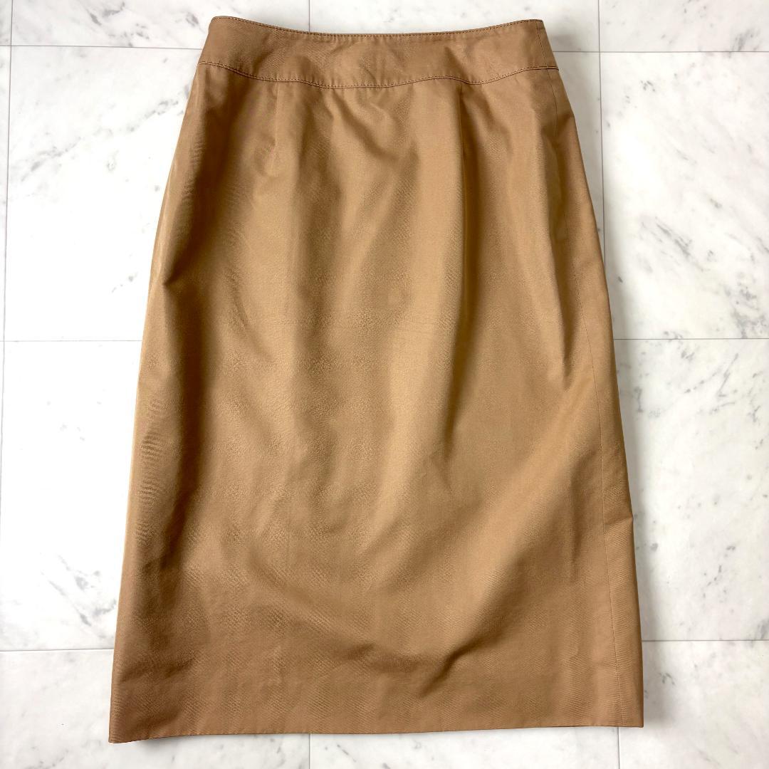 美品✨ バーバリーロンドン L 巻きスカート ノバチェック キャメルブラウン