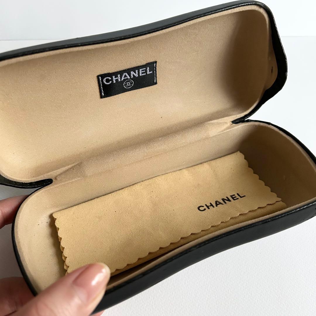 極美品　CHANEL シャネル　ココマーク　マトラッセ　クリア　サングラス