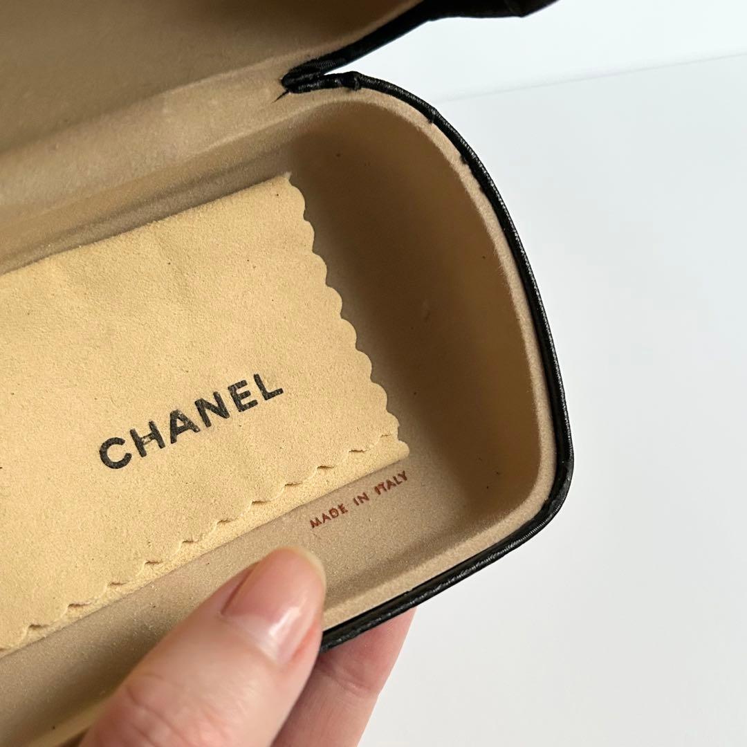 極美品　CHANEL シャネル　ココマーク　マトラッセ　クリア　サングラス