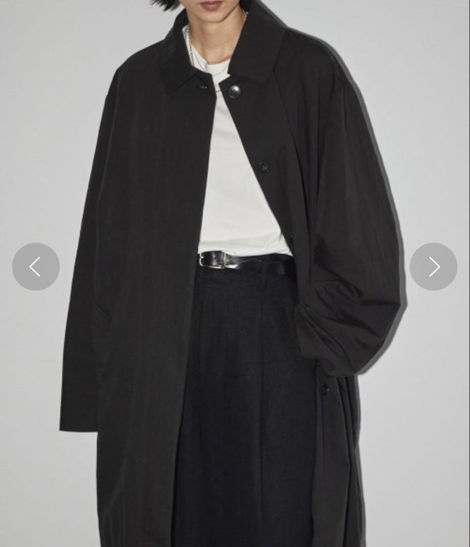 新品✨TODAYFUL ステンカラー　オーバー　コート　ブラック　38