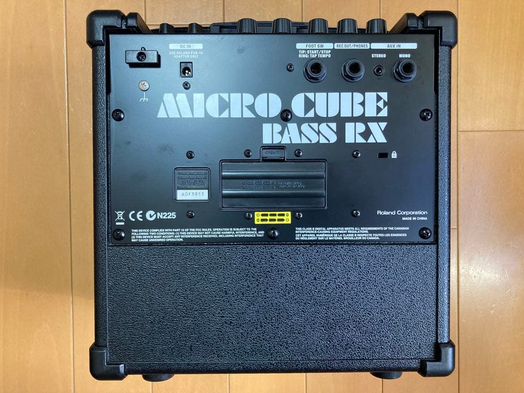Roland MICRO CUBE BASS RX 社外ACアダプタ付 送料込み