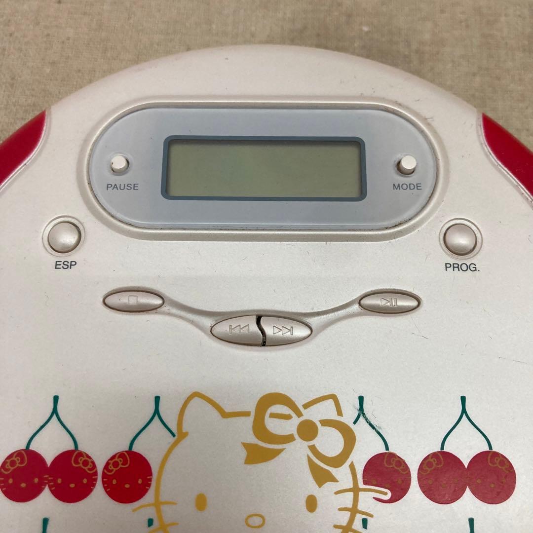 【レトロ】ハローキティ　ポータブルCDプレイヤー　Hello Kitty　レア