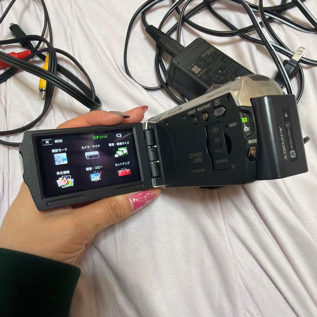 Sony HDR-CX560 ビデオカメラ 充電器コード