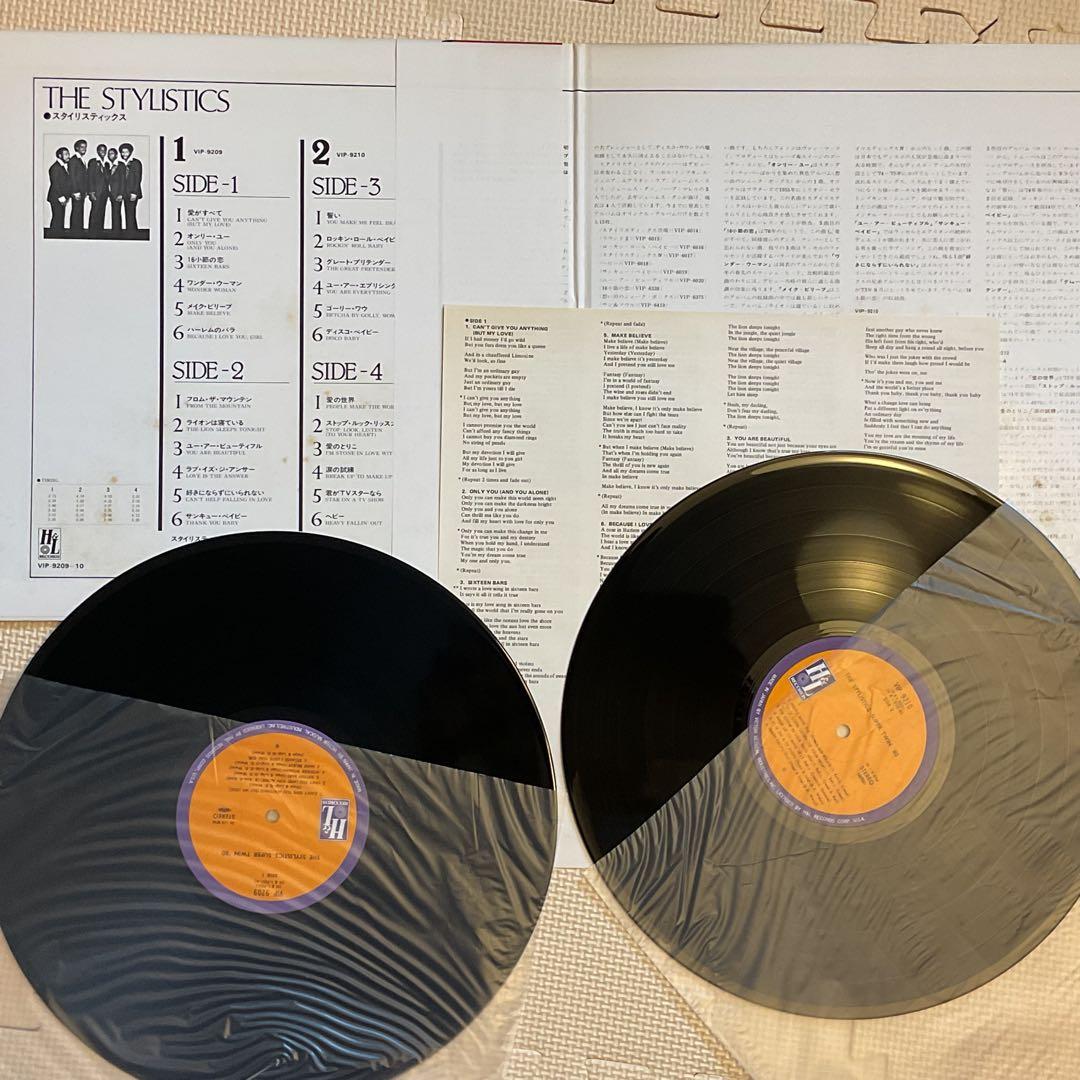 THE STYLISTICS スタイリスティックス 2枚組レコード