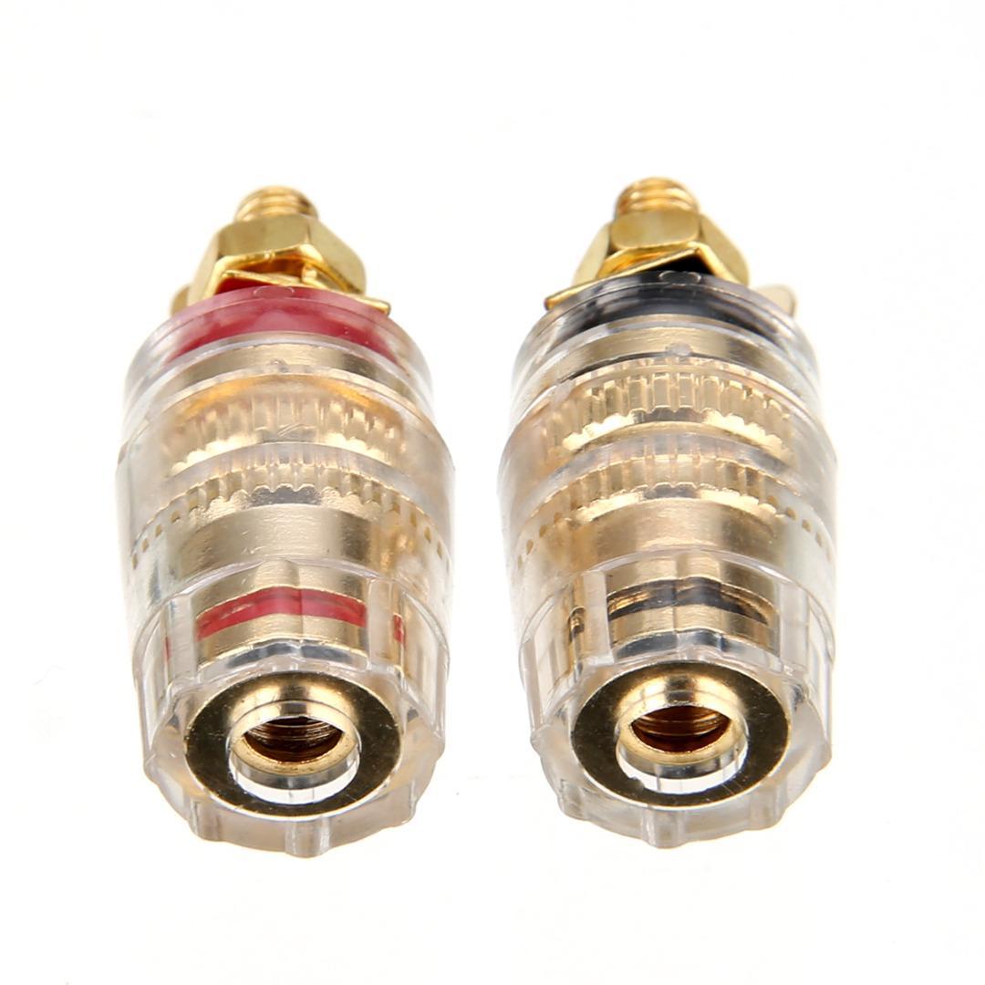 スピーカーターミナル バインディング ポスト 端子14mm 赤 黒 60個セット