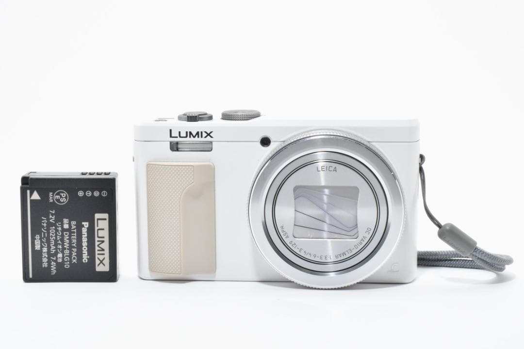 美品 Panasonic LUMIX DMC-TZ85 ホワイト デジタルカメラ