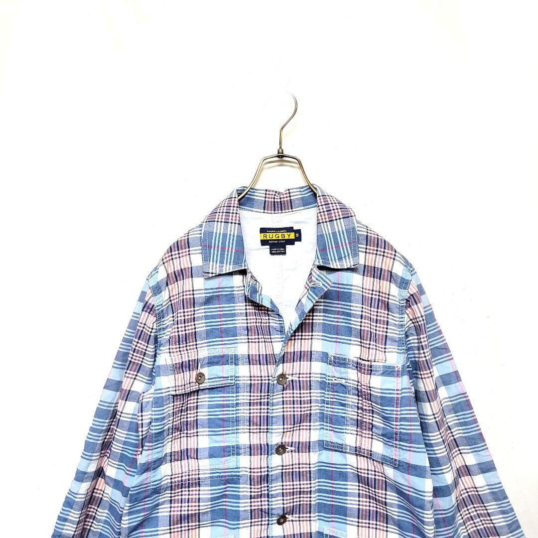 希少 RUGBY RALPH LAUREN ラグビー カバーオール チェック柄