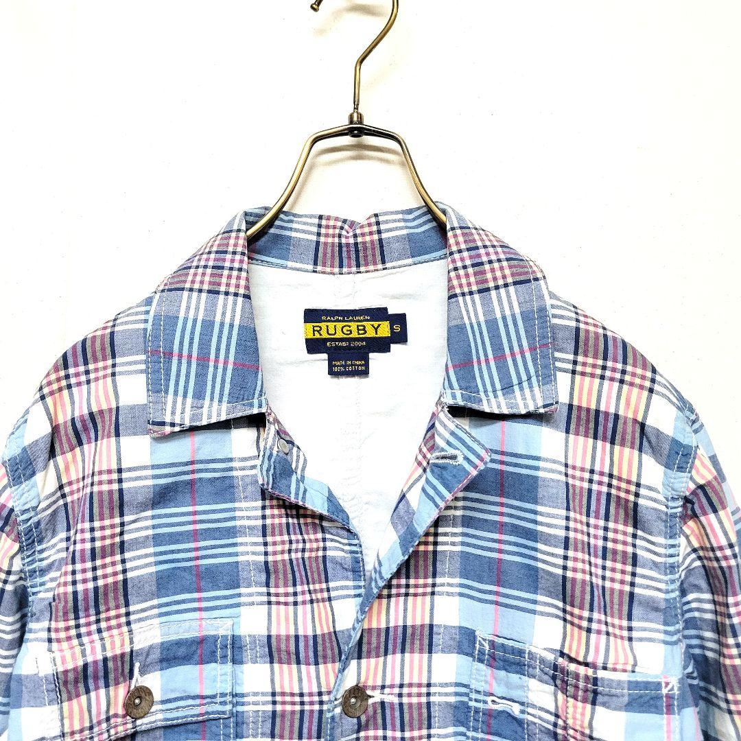 希少 RUGBY RALPH LAUREN ラグビー カバーオール チェック柄