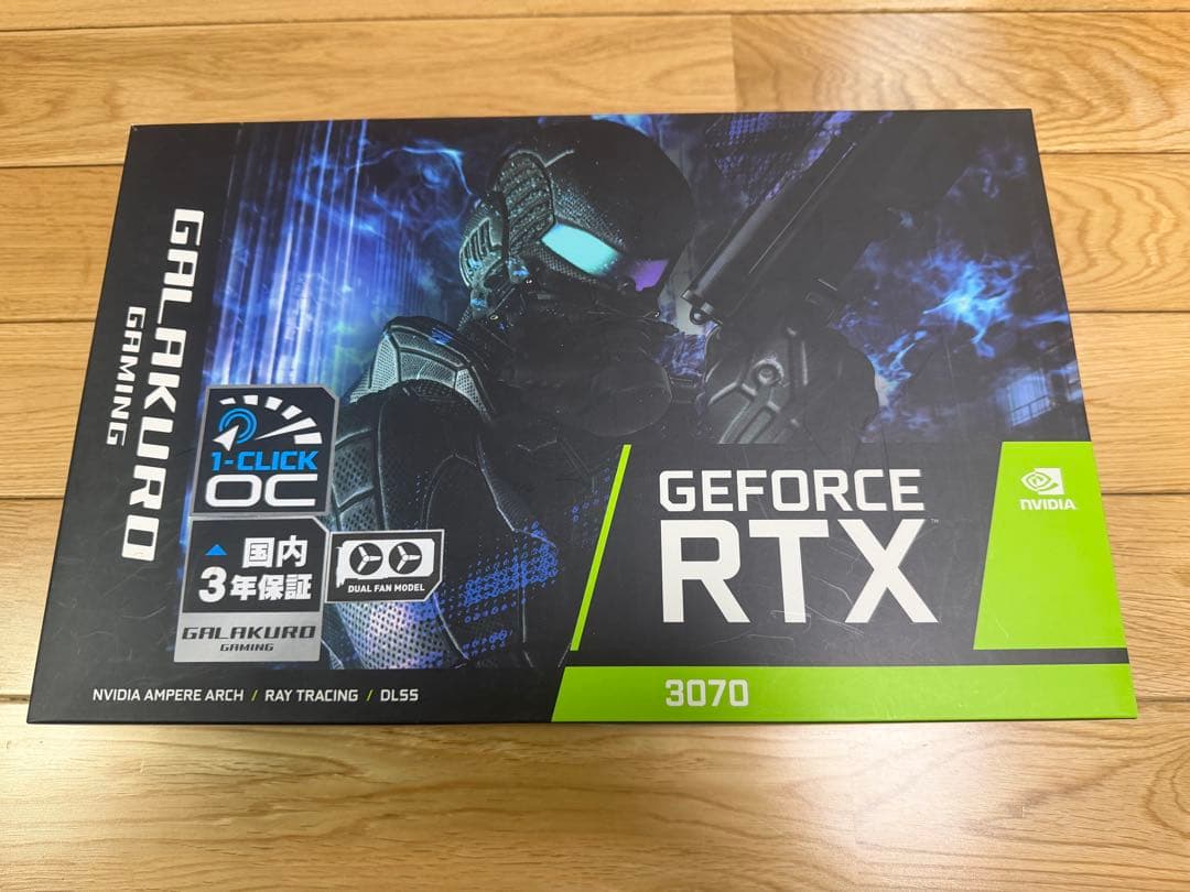グラフィックボード・グラボ・ビデオカード GALAKURO GEFORCE RTX 3070 8GB
