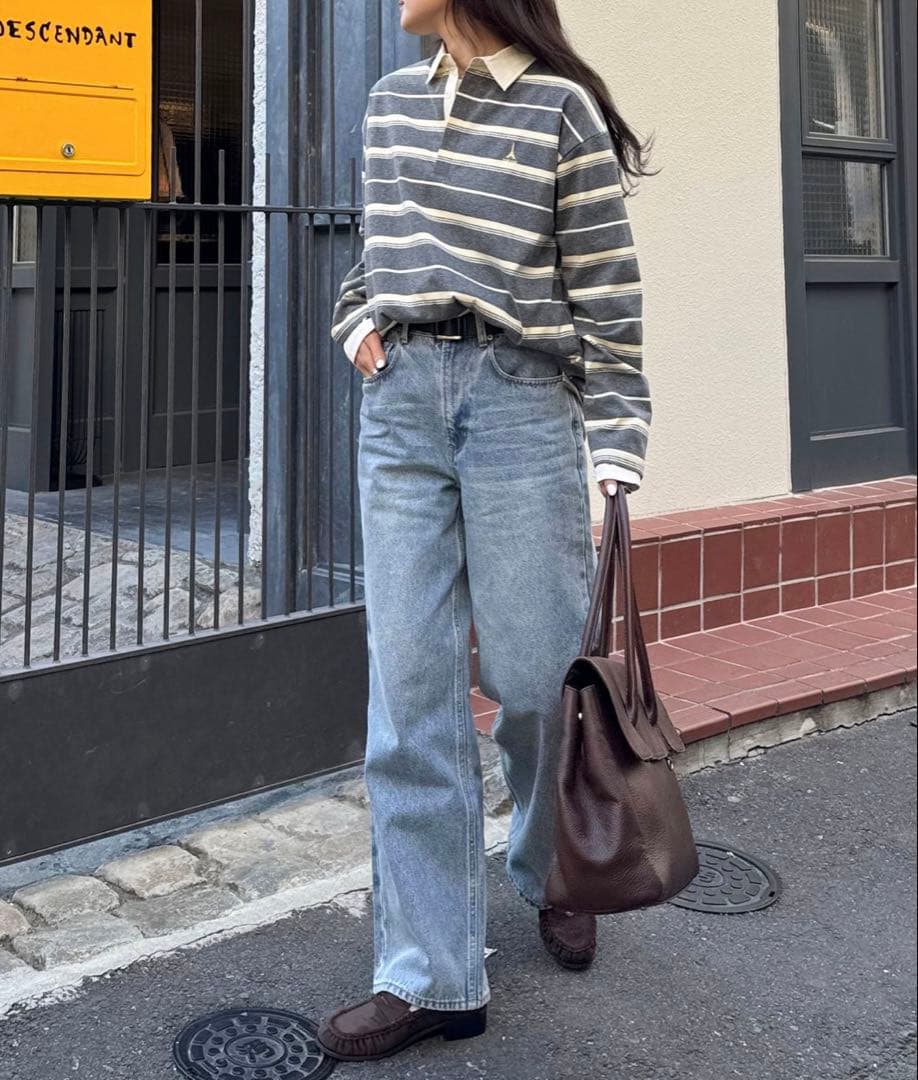 fredy emue ベーシックストレートデニム