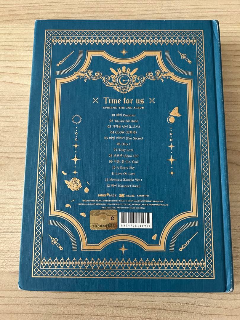 K-POP・アジア gfriend album time for us limited ver