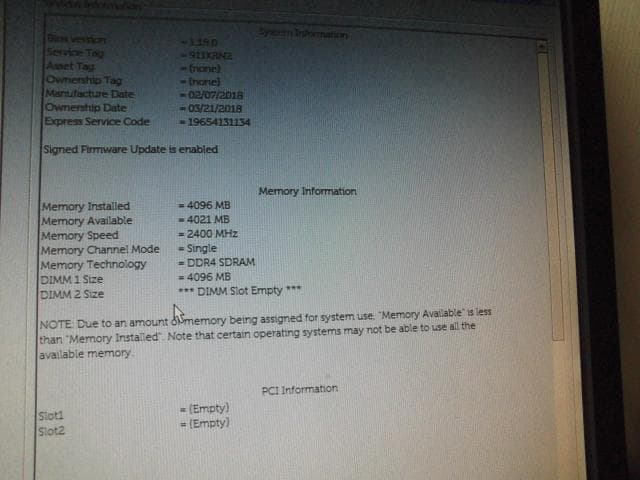DELL　Inspiron 3268　i3 7100　＜Win11 ＞500GB