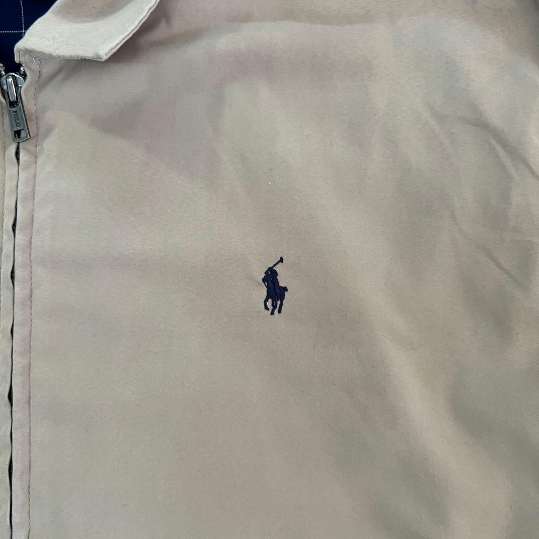 90s ラルフローレン スイングトップ ベージュ メンズ　古着　アメカジ