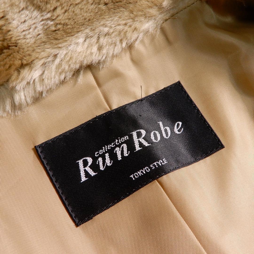 RunRobe ウールアンゴラ ボア ファー デザイン ロングコート 9