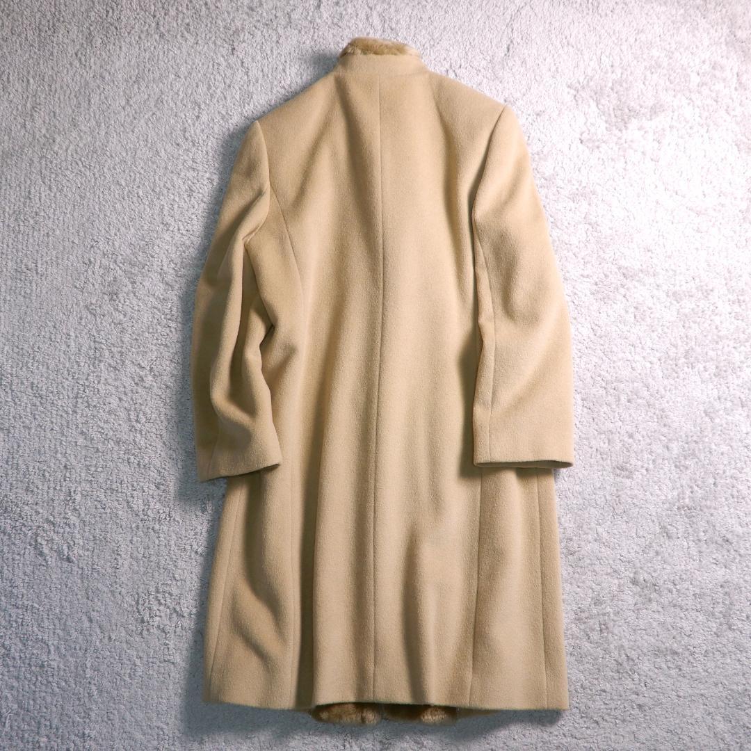 RunRobe ウールアンゴラ ボア ファー デザイン ロングコート 9