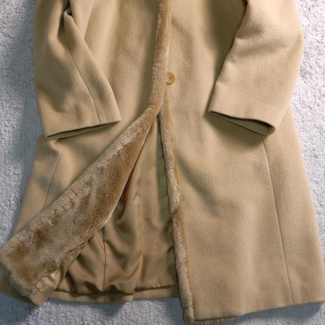 RunRobe ウールアンゴラ ボア ファー デザイン ロングコート 9