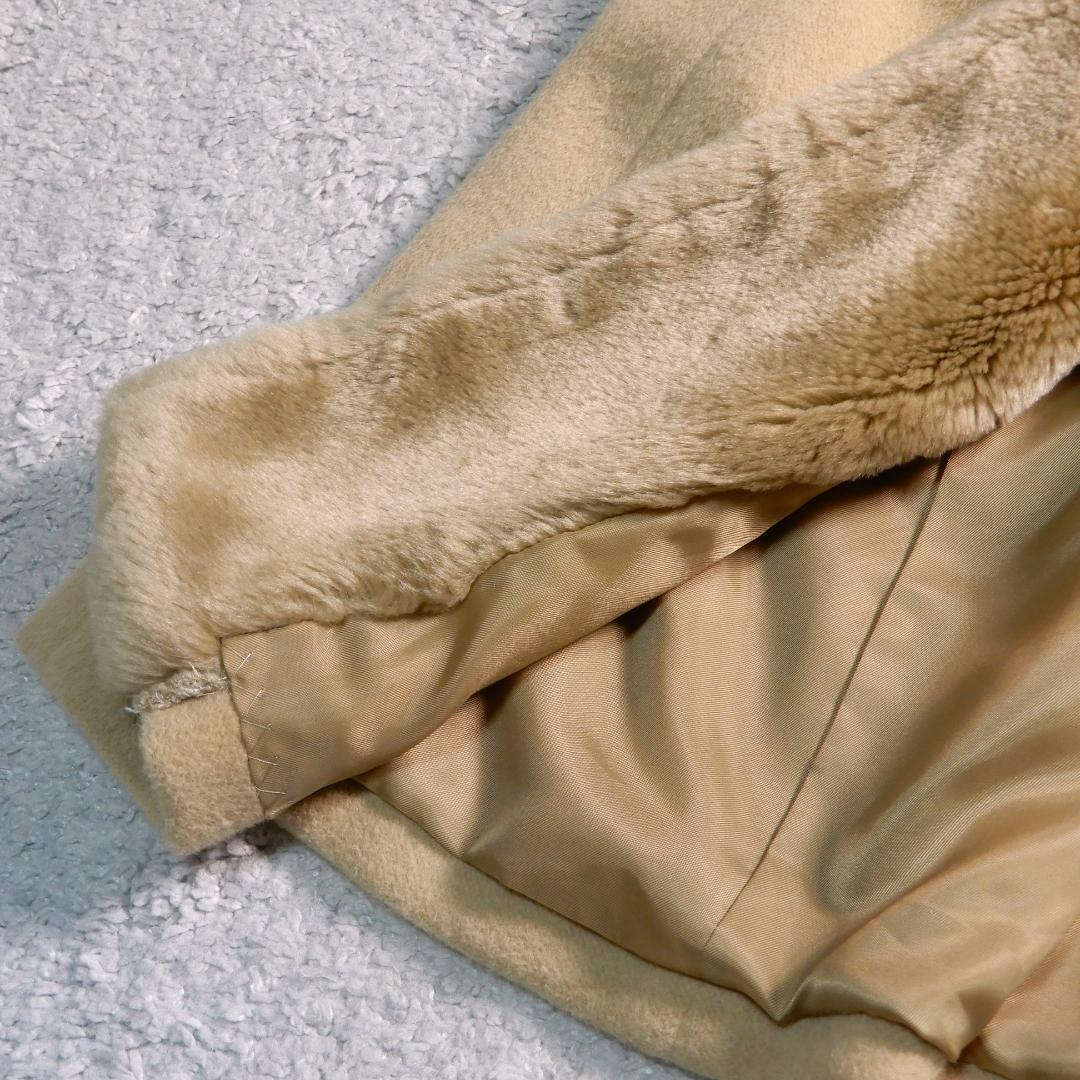RunRobe ウールアンゴラ ボア ファー デザイン ロングコート 9
