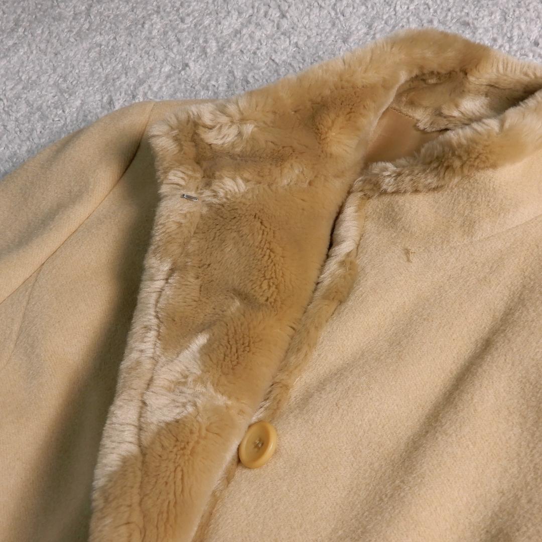 RunRobe ウールアンゴラ ボア ファー デザイン ロングコート 9