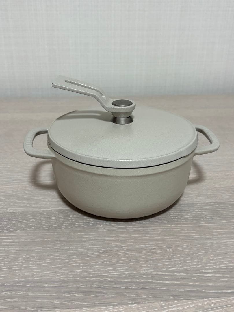 バーミキュラ 鋳物ホーロー鍋 MINI 14cm シーソルトホワイト