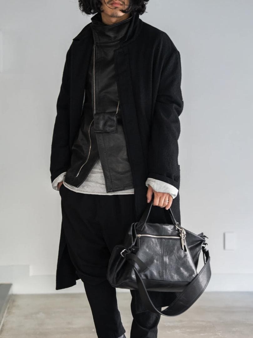 バッグ PRY Leather Front Zip Travel Bag