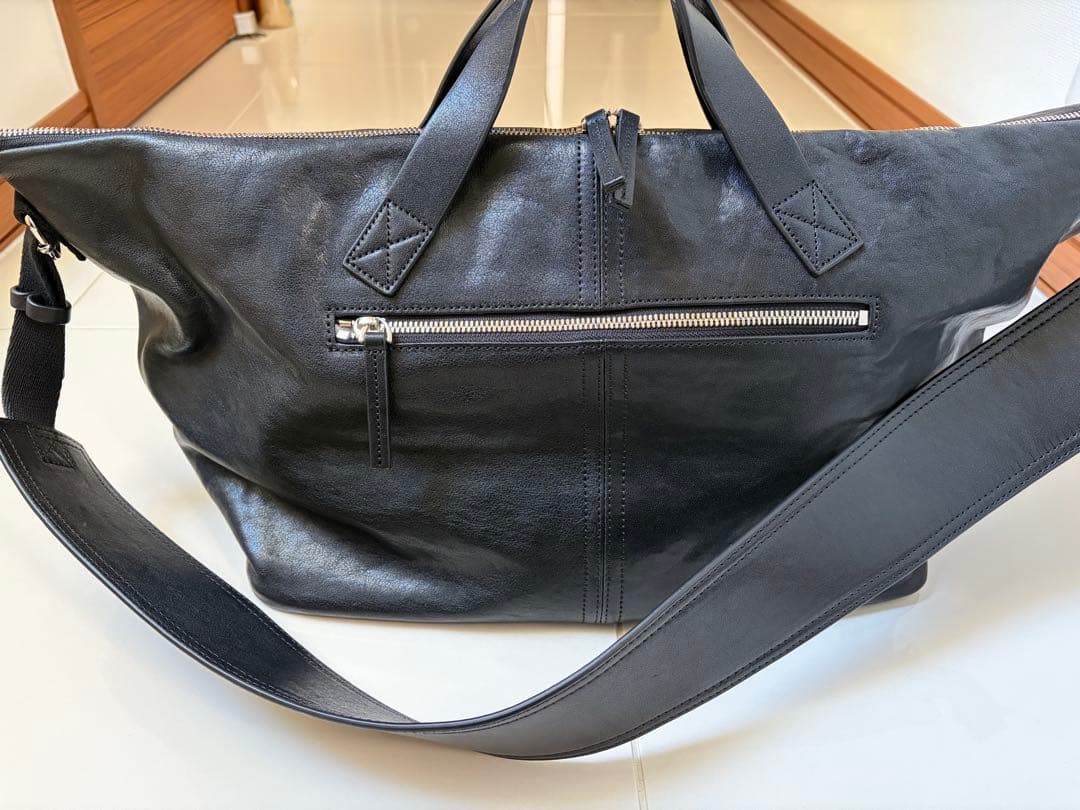 バッグ PRY Leather Front Zip Travel Bag