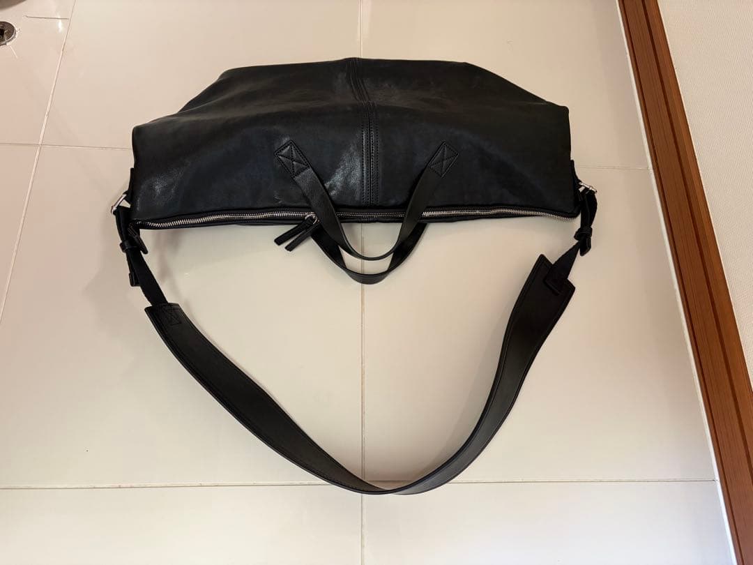 バッグ PRY Leather Front Zip Travel Bag
