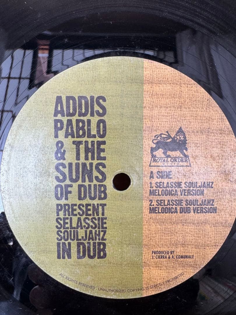 Addis Pablo / Selassie Souljahz レゲエ10インチ