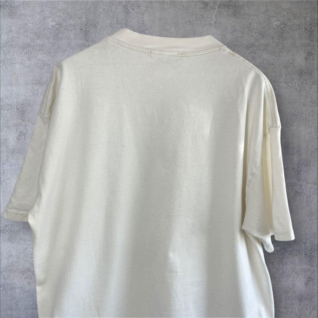 90s~00s Disney Classic Pooh水彩アートプリントTシャツ