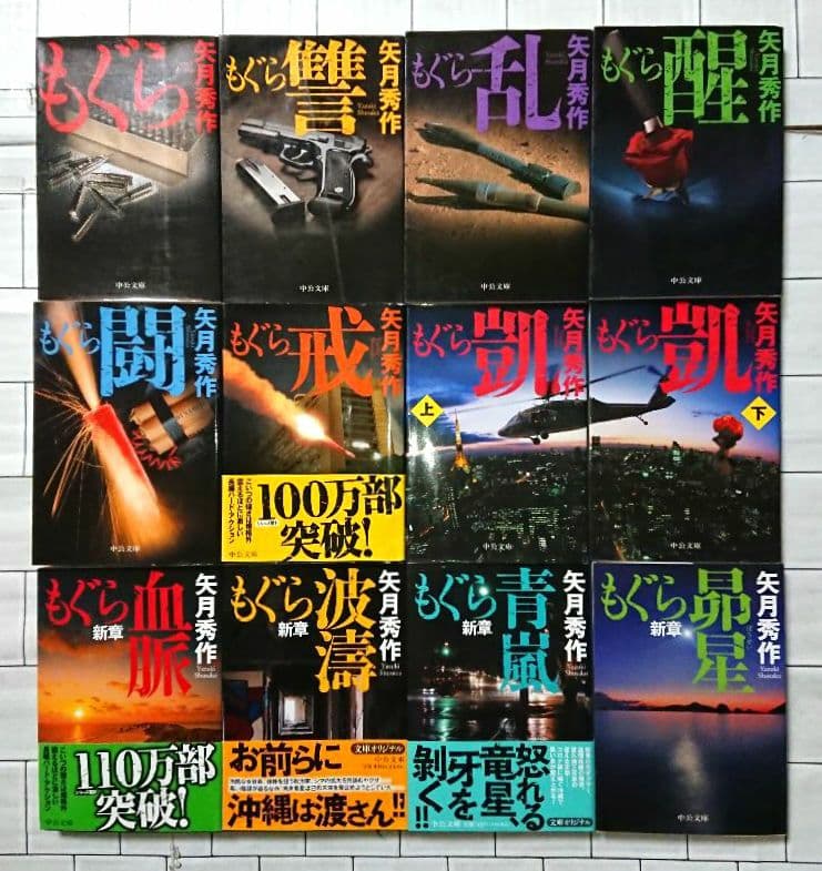【まとめ】矢月秀作「もぐら」全巻 +「リンクス」全巻 +「D1」２１冊セット