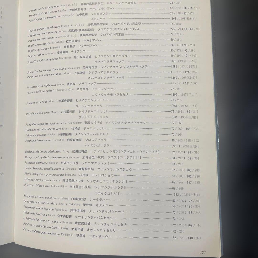 台湾蝶類生態大図鑑