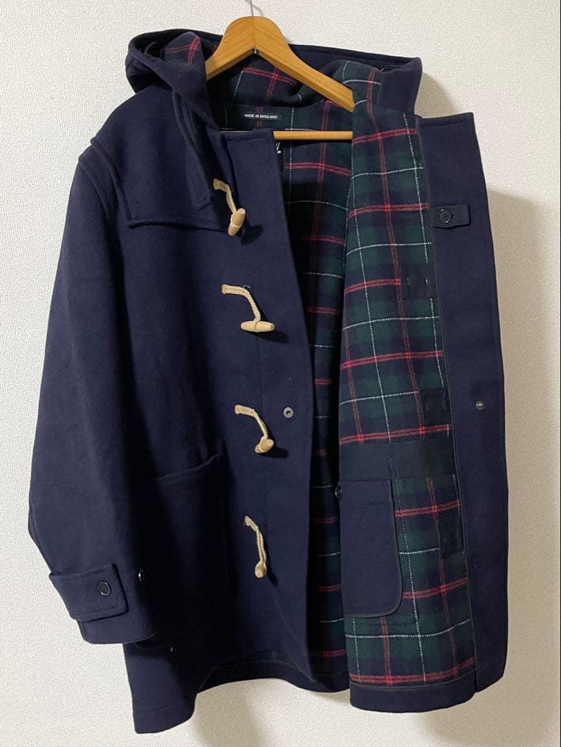 Gloverall ダッフルコート　メンズ46 ネイビー　ビッグサイズ