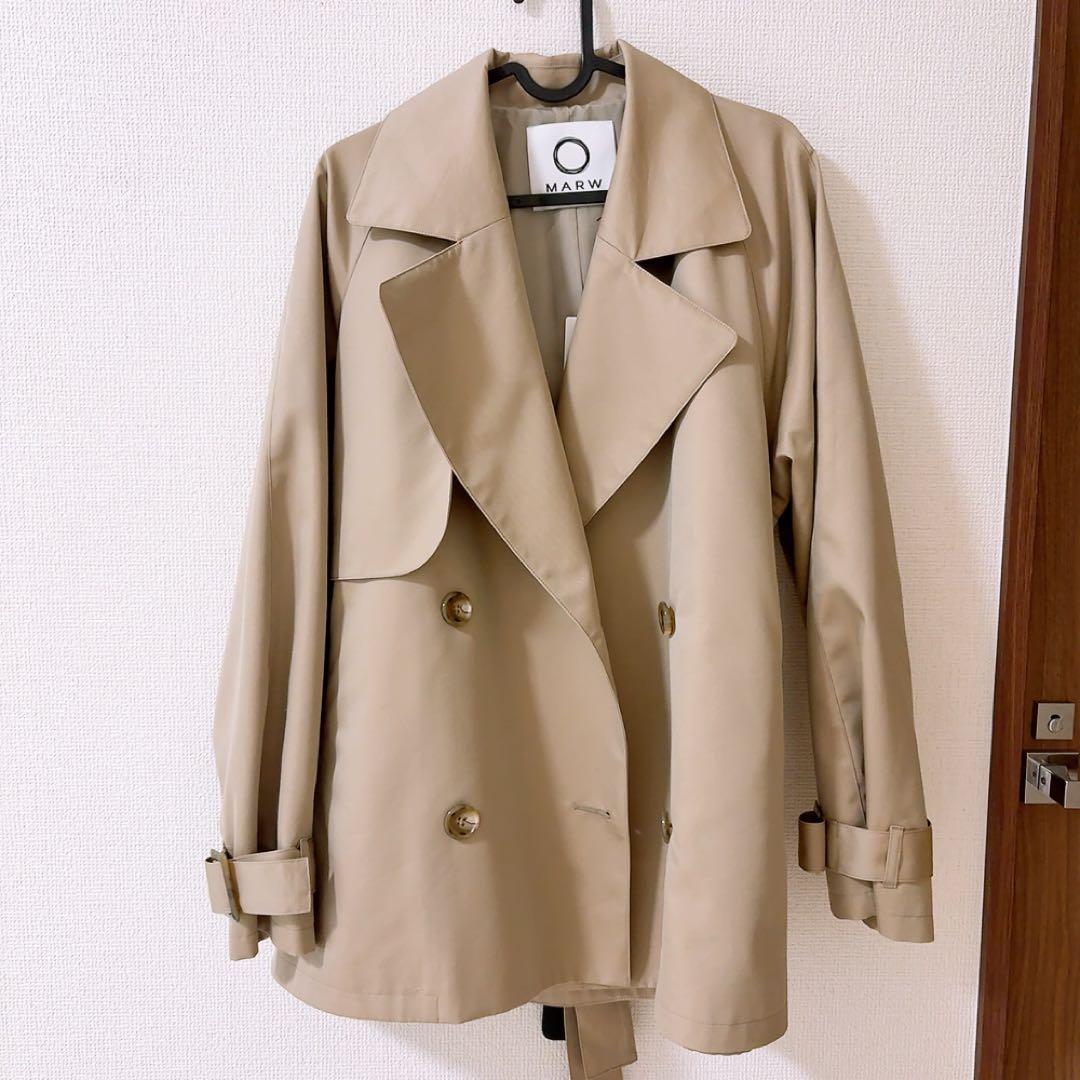 新品 「MARW UNITED ARROWS」ミドル トレンチコート