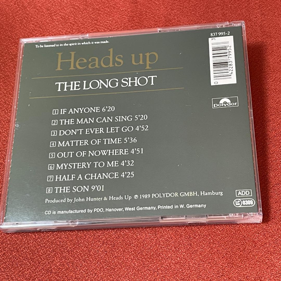 極希少◆メロハー,AOR名盤◆HEADS UP/THE LONG SHOT