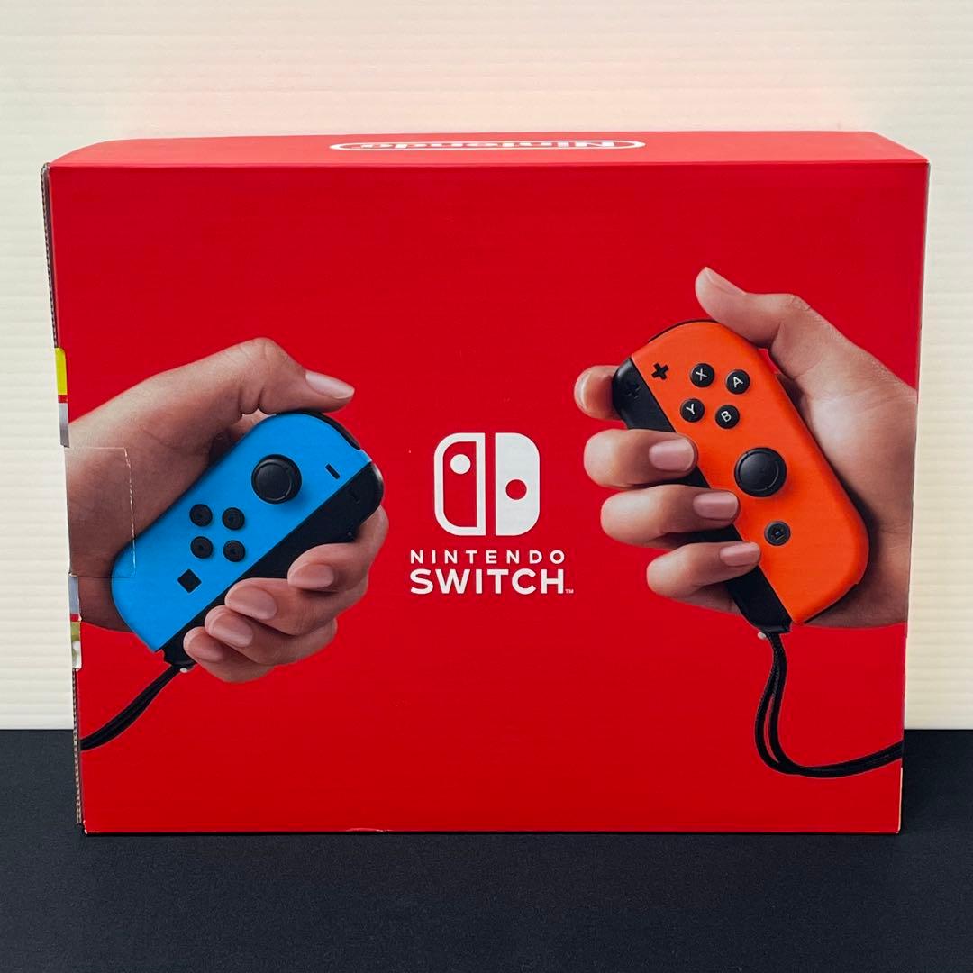 【新品未使用】Nintendo Switch 本体 青/赤 Joy-Con付き