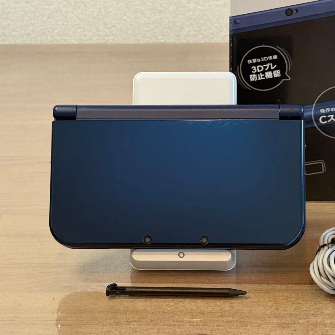 7-060 Newニンテンドー3DS LL メタリックブルー 上IPS
