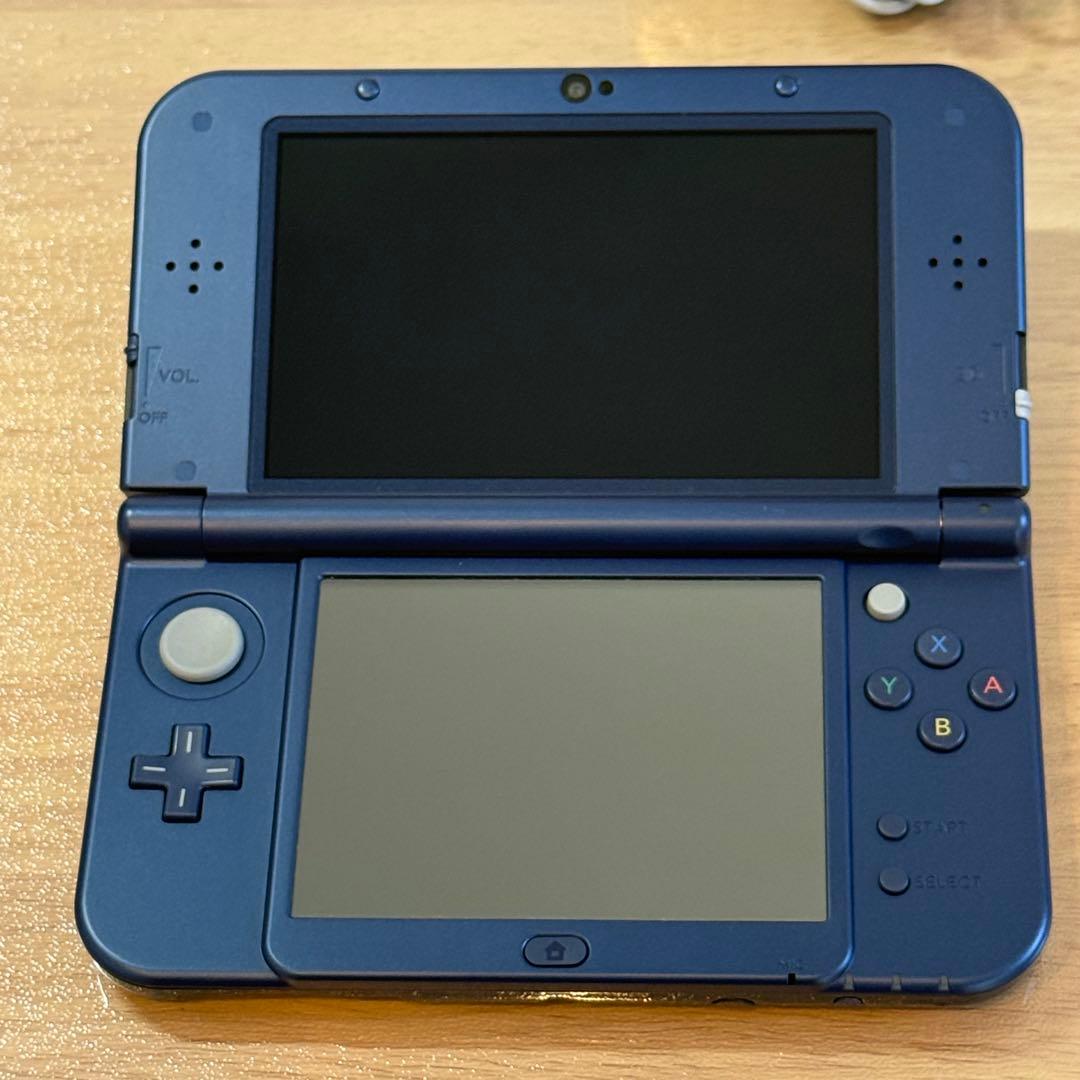 7-060 Newニンテンドー3DS LL メタリックブルー 上IPS
