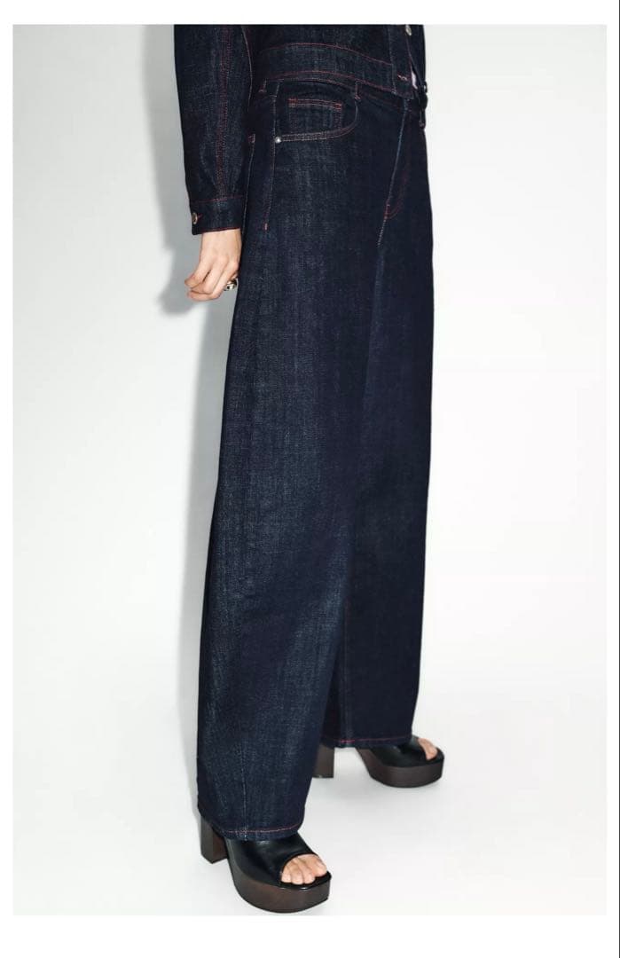 完売品⭐︎ZARA Z1975 ハイウエストバレルフィットデニムパンツ 32