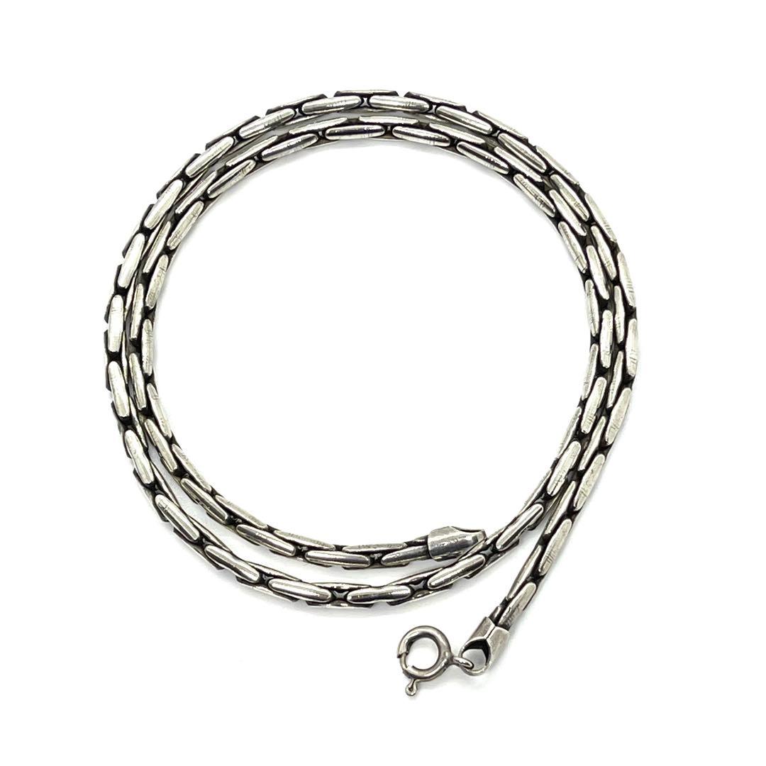 ●スネークチェーン●シルバーネックレスチェーン●STERLING925●48cm