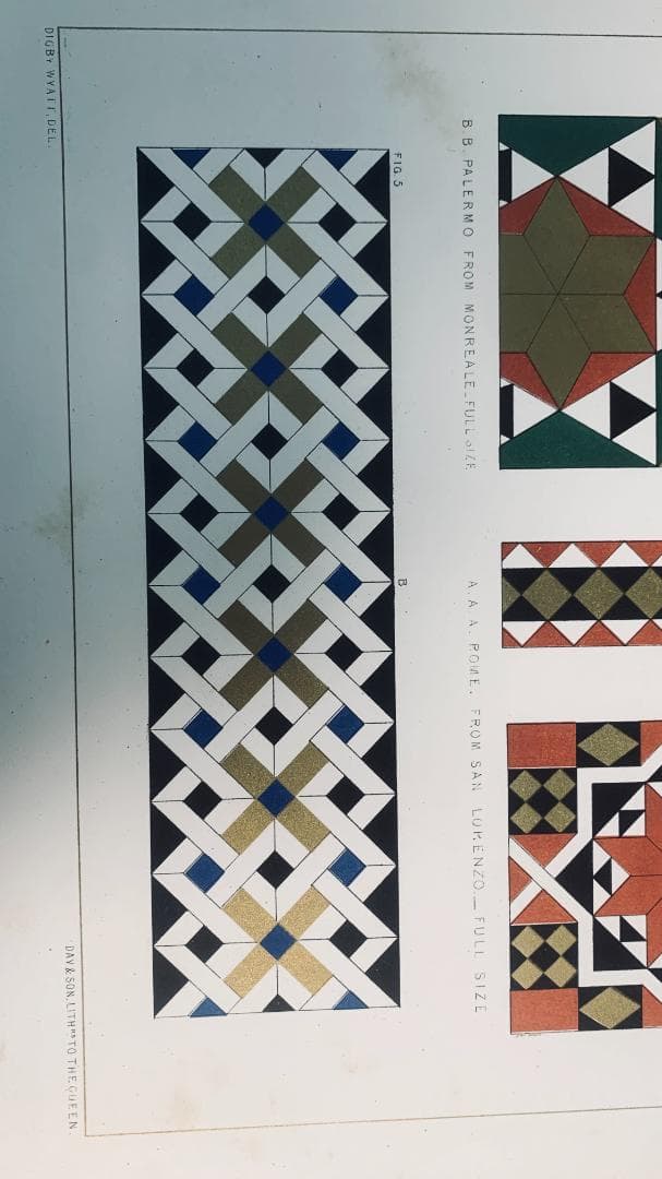 洋書 The Geometrical Mosaic of the Middle Age