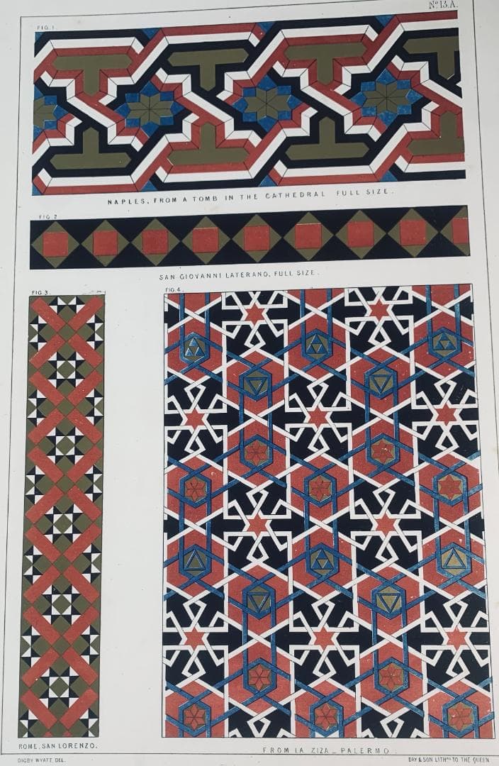 洋書 The Geometrical Mosaic of the Middle Age