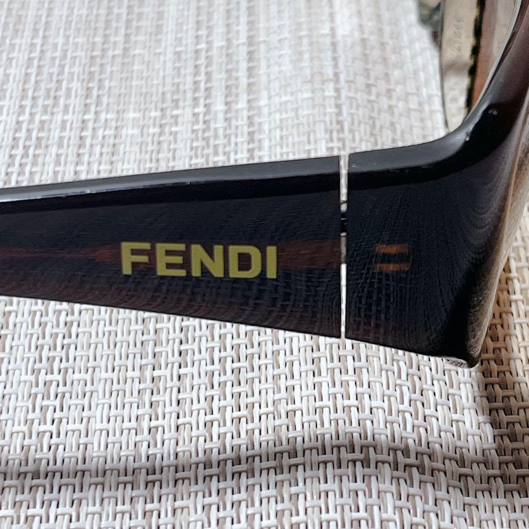 FENDI フェンディ サングラス ブラウン ケース付き ズッカ イタリア製