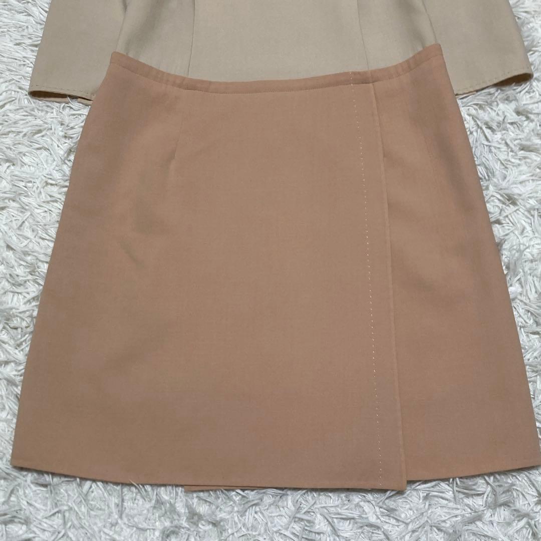 美品✨デイジーリンフォクシー　フレンチハーモニーワンピース　七分袖　L ベージュ