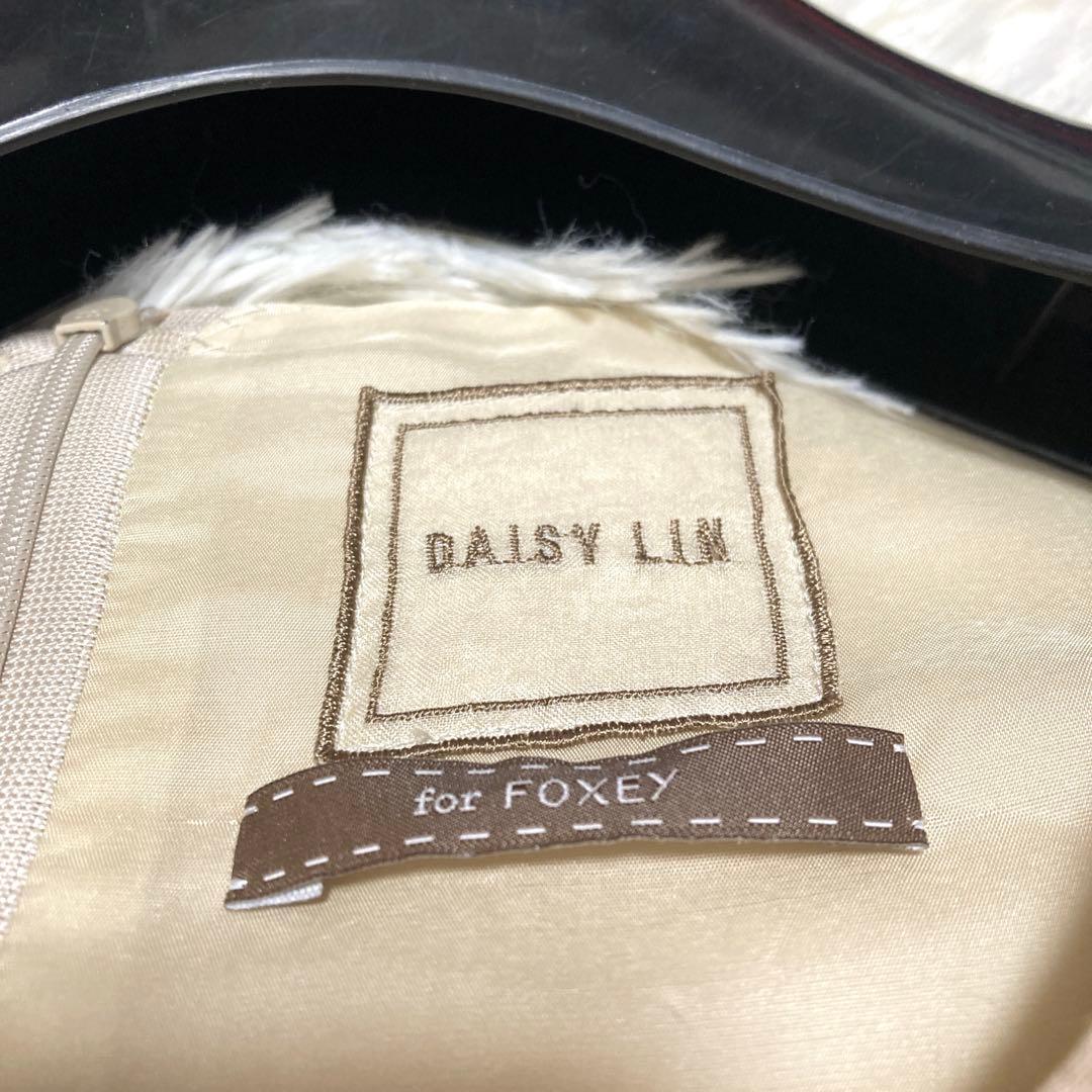 美品✨デイジーリンフォクシー　フレンチハーモニーワンピース　七分袖　L ベージュ